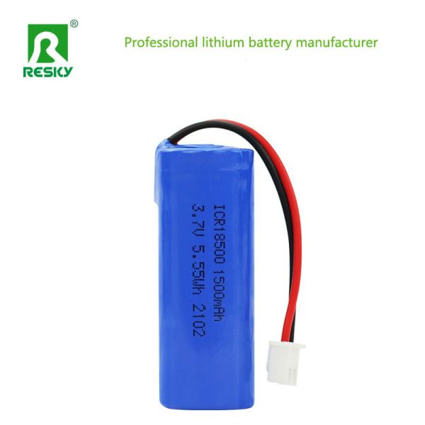 Rechargeable Lithium Batteries ICR18500 3.7v 1500mAh 5.55wh Li-Ion Power Battery Cell With PCM
