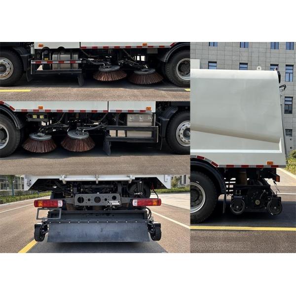 Camion de balayage urbain pour le nettoyage urbain avec des appareils spécialisés