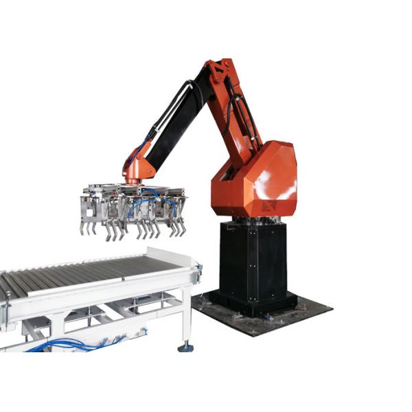 4 Axis 330° Movement PLC Controlled Palletizing Robotic Arm for Multi Line Bag Palletizer in Fertilizer Line