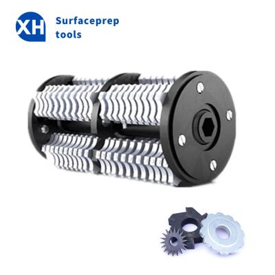Von Arx FR200 Concrete Floor Scarifier Drum with Carbide TCT Cutters for Surface Profiling