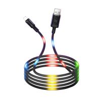 音声制御LED USB Type-C充電ケーブル、カラフルライト付き