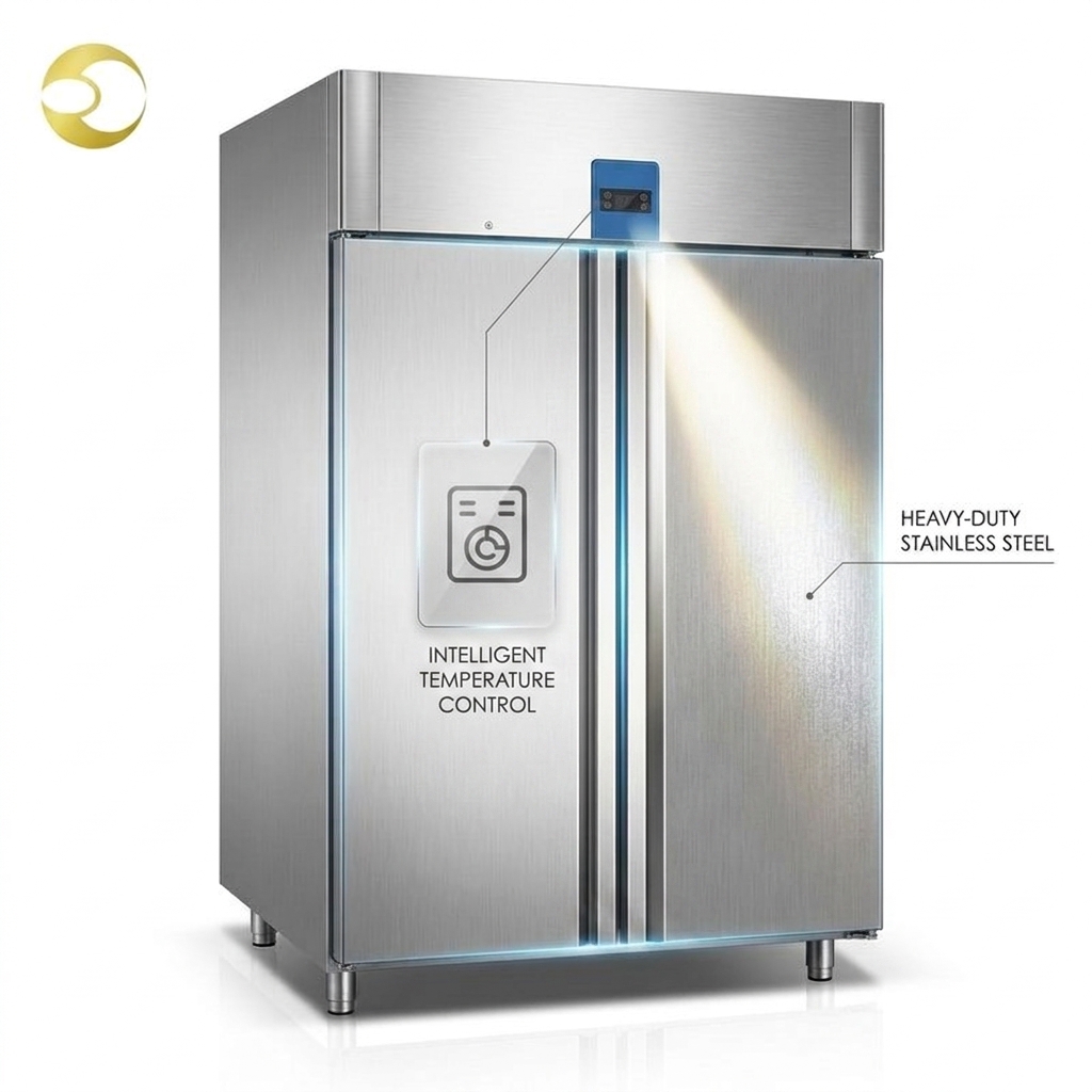 Quick Chill Meat Hanging Fridge 1700L 3 Door Commercial Refrigerator 600W