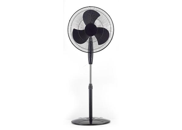 16 Electric Stand Fan 3 Speed 3 Blade 180 Degree Oscillation With Timer