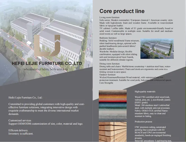 Modern Split Headboard Linen Bed