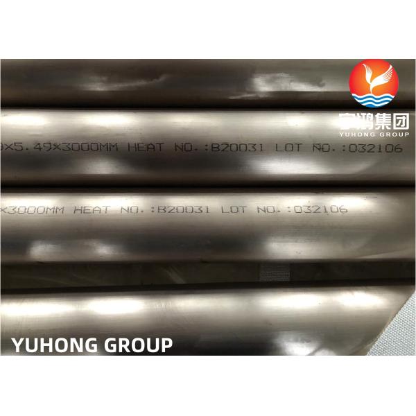 ASTM B466 C70600 Copper Nickel Alloy Seamless Pipe ASME B36. 19
