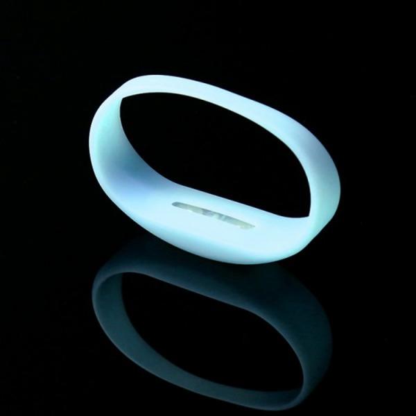 2018 Amazon Hot Selling Pink Glow Bracelet Light Up Custom Wristband High Quality Silicone LED Bracelet
