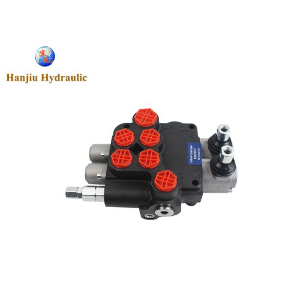 P80 Dos bancos 2P80 A1GKZ1 Válvulas de control direccional hidráulicas manuales