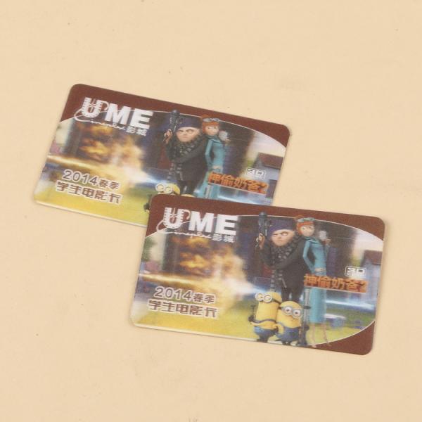 0.3mm PET Scratch Proof Lenticular Card Printing