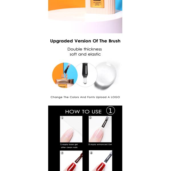 Fortalecedor de uñas y endurecedor de crecimiento Extra fuerte y fortalecedor de crecimiento para uñas dañadas delgada clara de las uñas