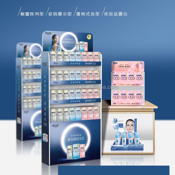 Eco-Friendly Display Rack for Chewing Gum and Canned Food Customized Round Design