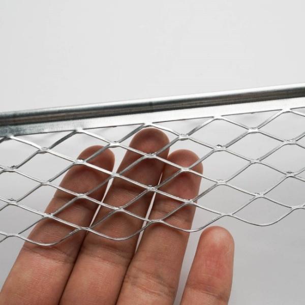 Integrated Metal Drywall Corner Bead Flange Expanded  With 1 Inch Wing