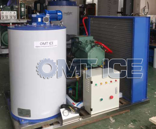 3P Fresh Water 5ton Ice Flake Maker Machine 2.2mm Thickness Snow Flake Ice Maker