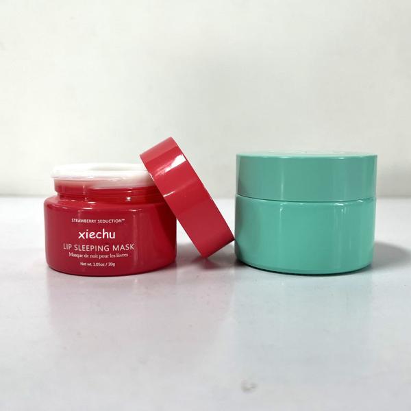 Custom Color Cosmetic Glass Jars 100ml For Skincare Gel Clay Mask