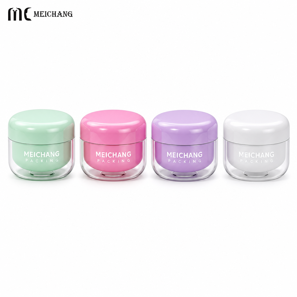 60g Refillable Cosmetic Jar with PP Replaceable Inner Liner(MC-P-562)