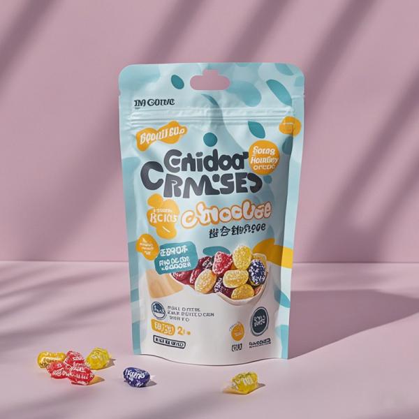 Customized 35 Mylar Bags 14G Food Grade Resealable Aluminum Foil Stand Up Pouch ZipLock Smell Proof Childproof Cookies Packaging