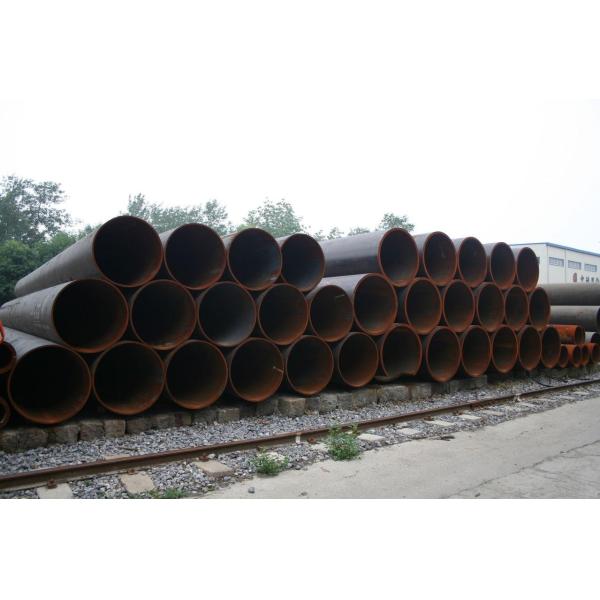 Подгонянная труба углерода длины стальная, черная округлая форма трубы б ранга А53