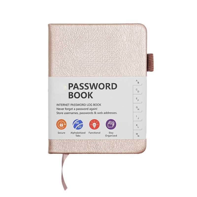 A6 PU Refillable Leather Journal Address Phone Notebook Customised