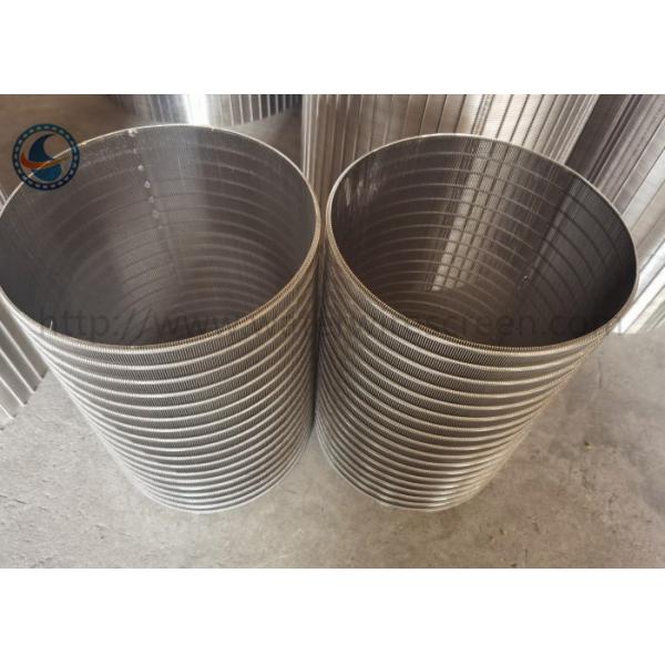 Pantalla envuelta alambre de la ranura de Johnson Mesh Tube 25m m para el filtro