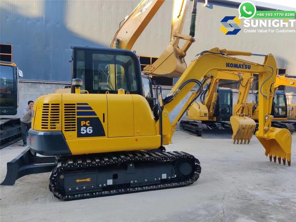 Komatsu PC56 en bon état Excavatrice utilisée