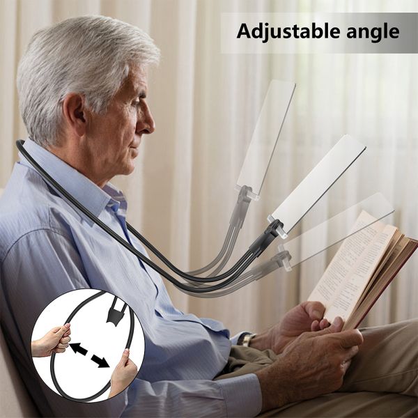 Direct Manufacturer Hanging 3-in-1 Innovasion 3X Phone Screen Magnifier for Desktop/Handheld/Neck Use with Acrylic Lens
