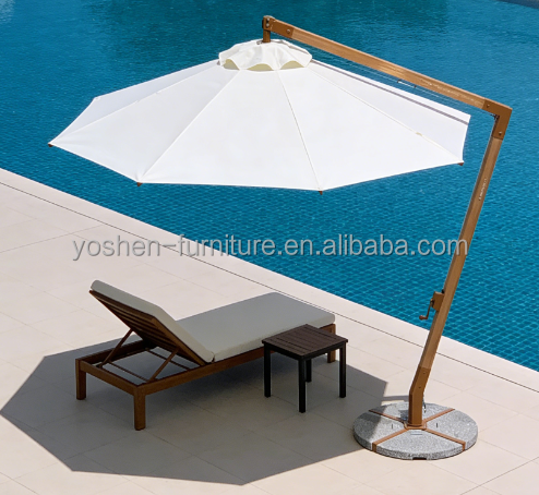 Outdoor Beach Swimming Pool Aluminum Pole  Umbrella Parasol Sun Shade Umbrella