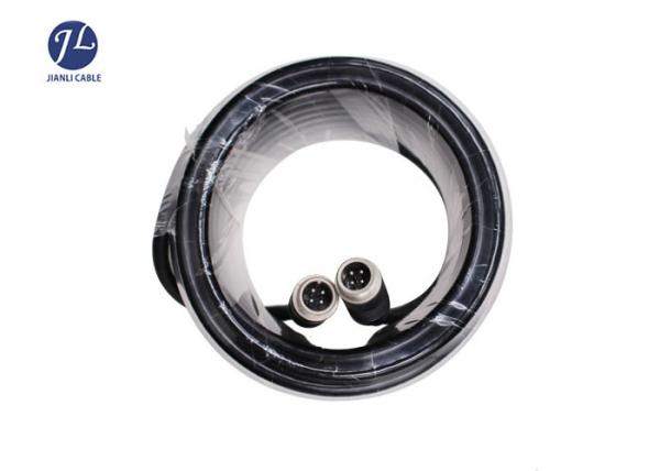 Customize IP67 4PIN 12MM Male To Male Extension Cable For Heavy Duty Vehicles Camera