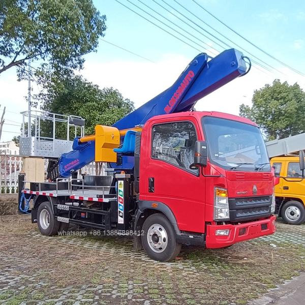 Multi-Purpose Aerial Platform , 360° Rotation for Bridge Inspection, Tree Pruning & Advertising