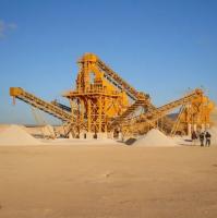 Convoyeur à bande fixe en caoutchouc incliné pour la bande de conveyeur de extraction de concasseur de pierres