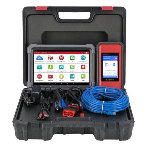 Launch X431 PRO3 V+ Elite Bi-Directional Diagnostic Tool 10.1'' with SmartLink 2.0 Support Topology Mapping, ECU Coding