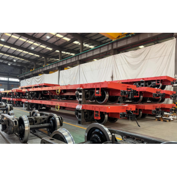 Railroad Railway Flatbed Rail Car TSI EN UIC Standard Flat Wagon