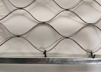 Infill Balustrade Handrail Stainless Steel Cable Mesh Anti Corrosive Anti Rust