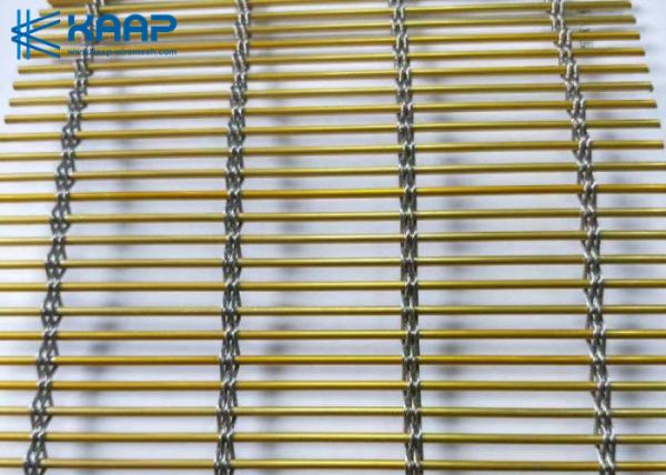 Architectural Exterior Wall Decorative Stainless Steel  Metal Cable Rod Wire Mesh