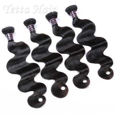 Não enegreça nenhum Weave indiano de derramamento do cabelo do Virgin ondulado lustroso e limpo