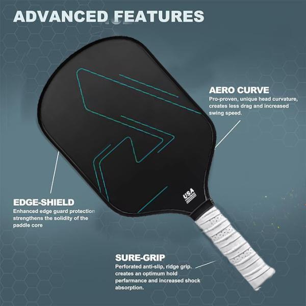 Largest Sweet Spot Pickleball Paddle 16mm Graphite Or Carbon Fiber Pickleball Paddles