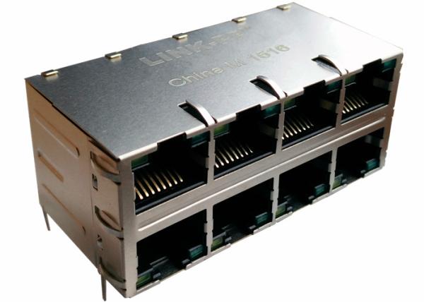 2-1840269-7 POE RJ45 Connector 2x4 MAG45 Modular Jack Gigabit Circuit 1840269