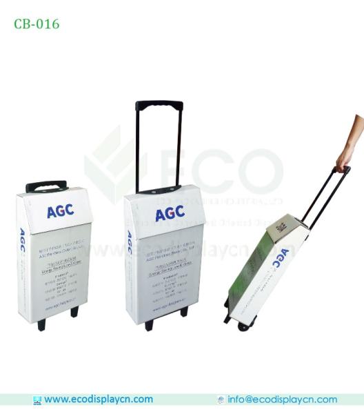 Heavy-Duty Folding Promotional Cardboard Laminate Trolley Bags For Office Work
