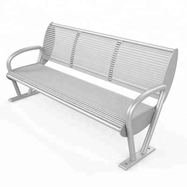 ISO14001 bancos de alumínio exteriores comerciais do certificado 180cm
