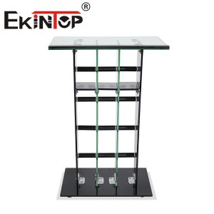 Ekintop Podium Church Podiums Transparent Carton School Commercial Furniture Pulpit Lectern