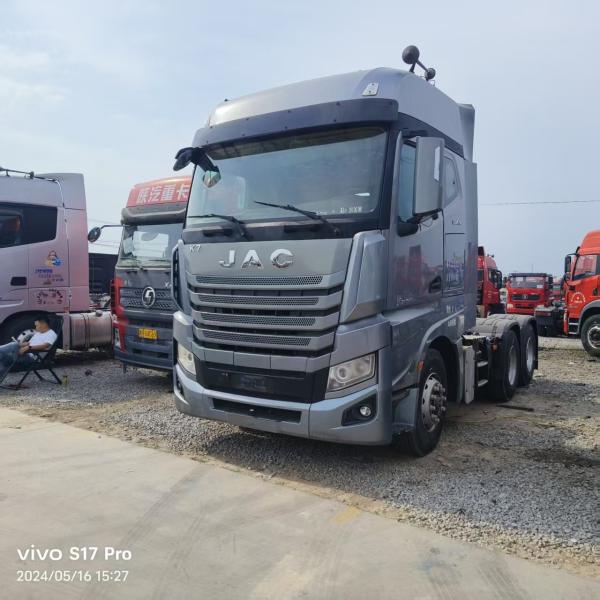 Wholesale Used Tractor Head Truck JAC 2nd Hand Semi Trucks 540hp High Roof Cabin Logistics Transportation