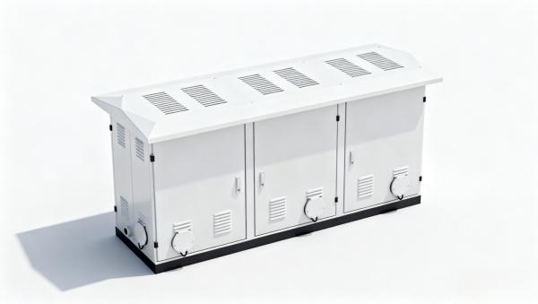 Armoire de communication extérieure à cabine unique avec batterie 150Ah, armoire électrique extérieure