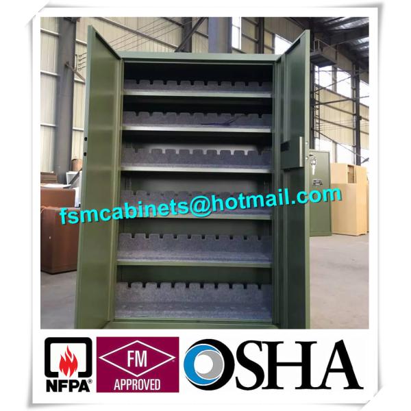 Fireproof Gun Safety Storage Cabinet , Industrial Safety Cabinets For  Storage Guns