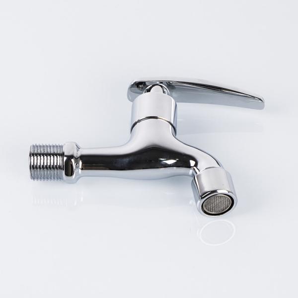 Wall Mount Outdoor 270g 0.5Mpa Brushed Brass Faucet