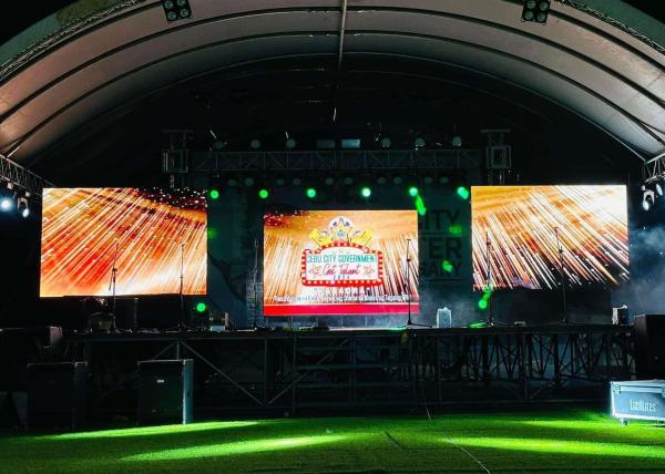 3.91mm SMD2121 Display LED de alquiler 500x500mm IP43 a prueba de agua
