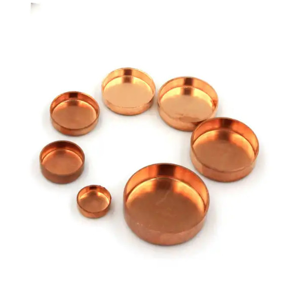 Leak-Proof K65 Copper End Cap Pipe Fitting for HVAC Refrigeration System Solder Type