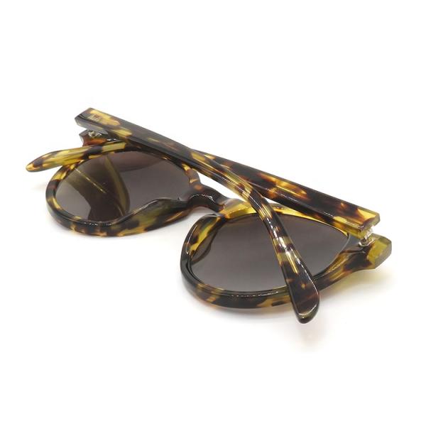 Round Fashion Sunglasses Polarized Tortoise Acetate Sunglasses For Eye Protect