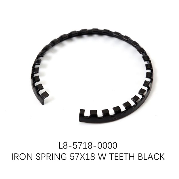 57x18 High Carbon Iron Spring With Teeth Black Lighting Fixture Parts