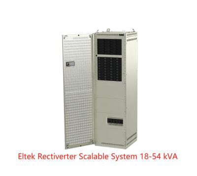 Sistema evolutivo 18-54 kVA do sistema interno de Eltek Rectiverter com A & o B opcionais, entrada da C.A. (CIEJ3642.xxxx)