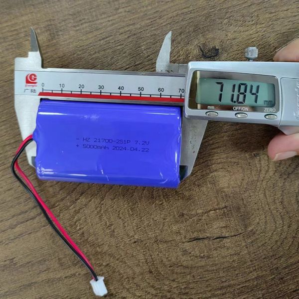 Factory Direct 21700 5000mAh 7.2V Lithium Polymer Battery Pack OEM Customizable for Power Tools and Electronics