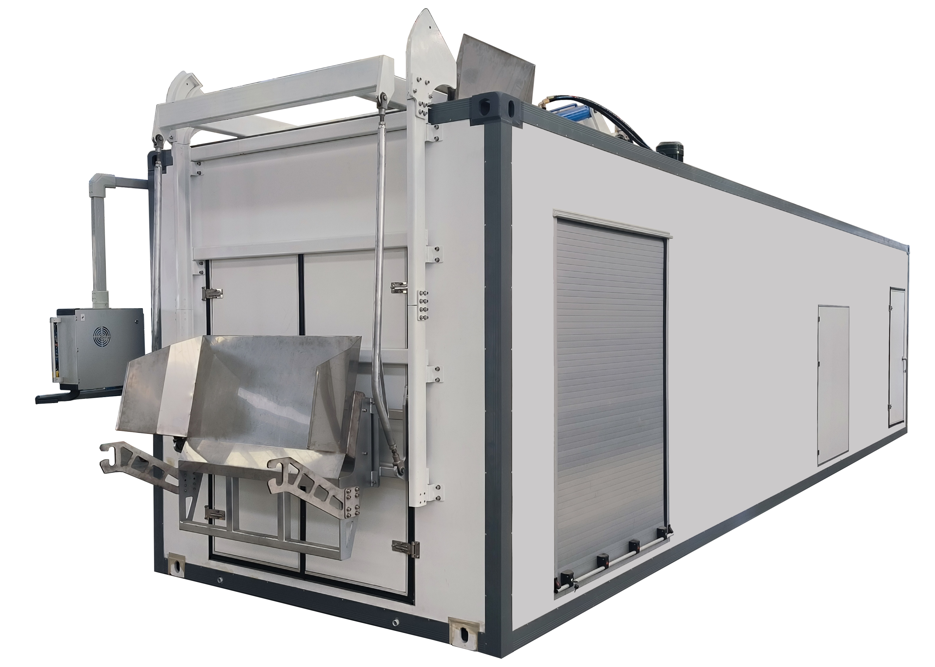 Bio Medical Waste Shredder Sterilizer Disposal Machine 186KW 800kg/H