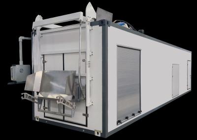 Bio Medical Waste Shredder Sterilizer Disposal Machine 186KW 800kg/H